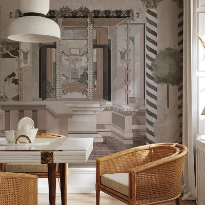 Rocambolesco (faded) - personalizat în culori deschise cu un design inspirat din antichitate.