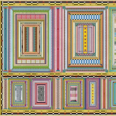 Tapet modern cu design geometric, perfect pentru living
