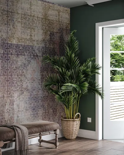 Tapet Passeggiata cu design modern, inspirat din arhitectura mediteraneană. Un decor vintage, pentru un spațiu plin de personalitate.