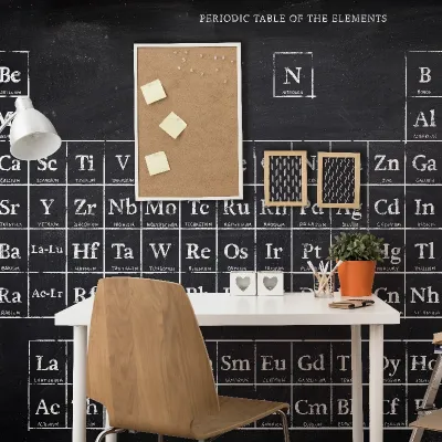 Un tapet cu design minimalist care prezinta tabelul periodic al elementelor. Este o alegere excelenta pentru cei care apreciaza un design simplu si elegant.
