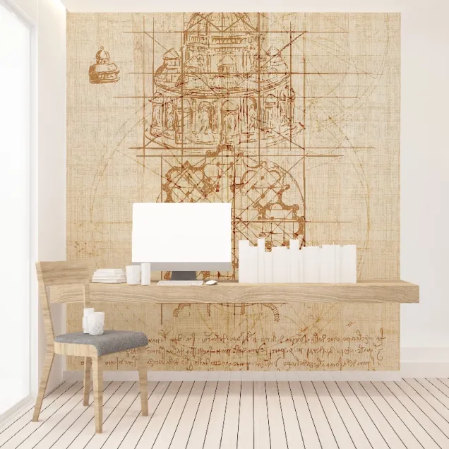 Tapet cu design vintage Basilica în Rewind