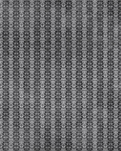 Fototapet cu model geometric vintage în tonuri de negru și alb