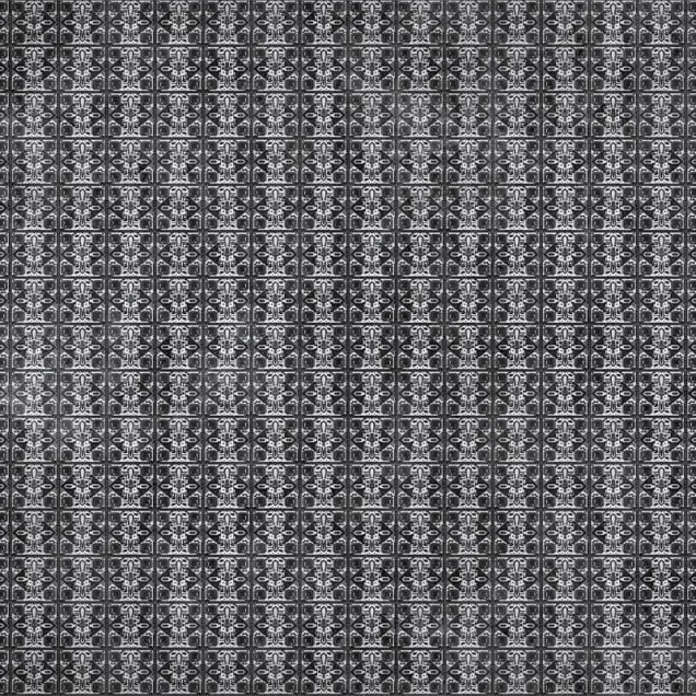 Fototapet cu model geometric vintage în tonuri de negru și alb