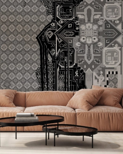 Fototapet abstract personalizat cu design complex