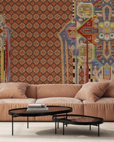Tapet personalizat cu motive culturale și artistice