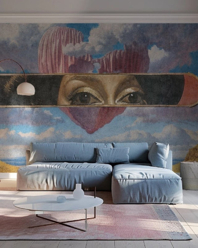 Fototapet personalizat cu design artistic abstract