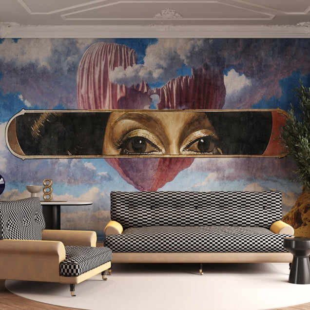 Fototapet personalizat cu design artistic abstract
