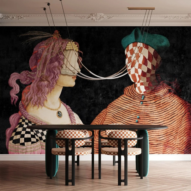Fototapet personalizat cu design artistic abstract
