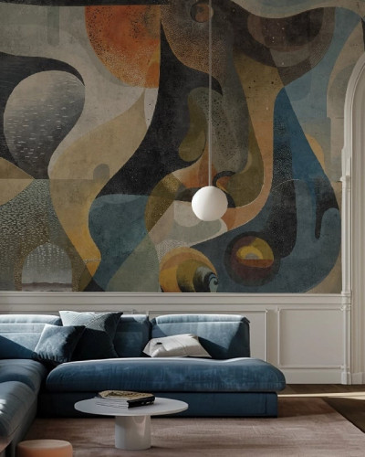 Fototapet abstract cu design personalizat