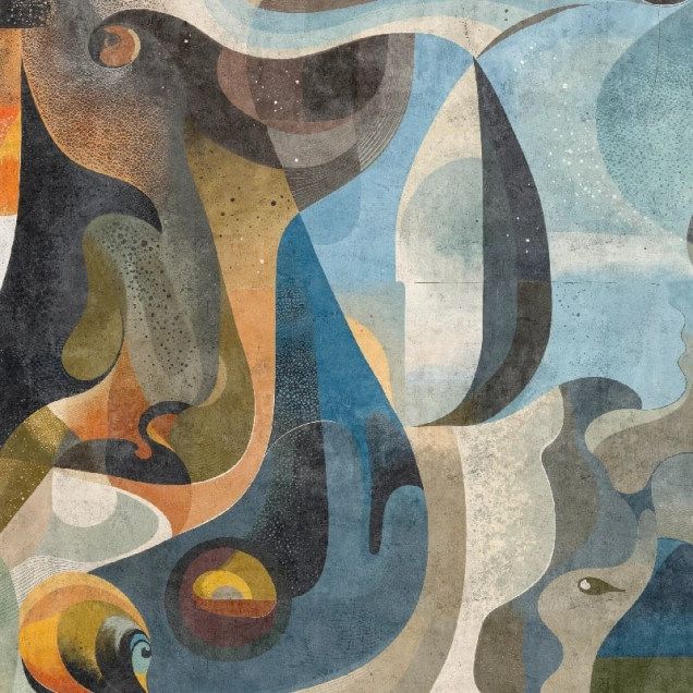 Fototapet abstract cu design personalizat