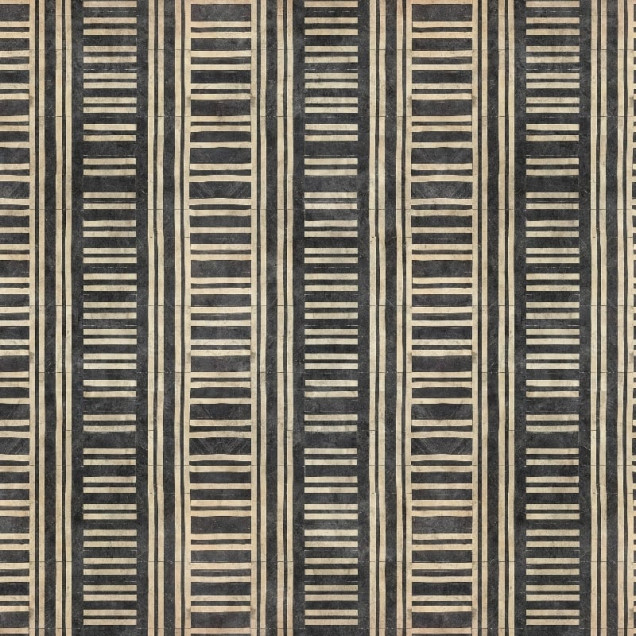 Tapet cu linii verticale negre și bej, design modern