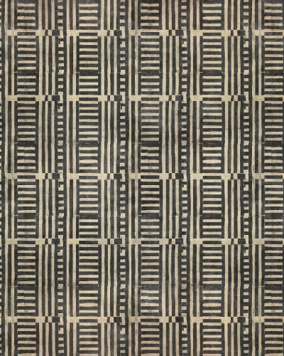 Tapet modern cu design geometric în baie