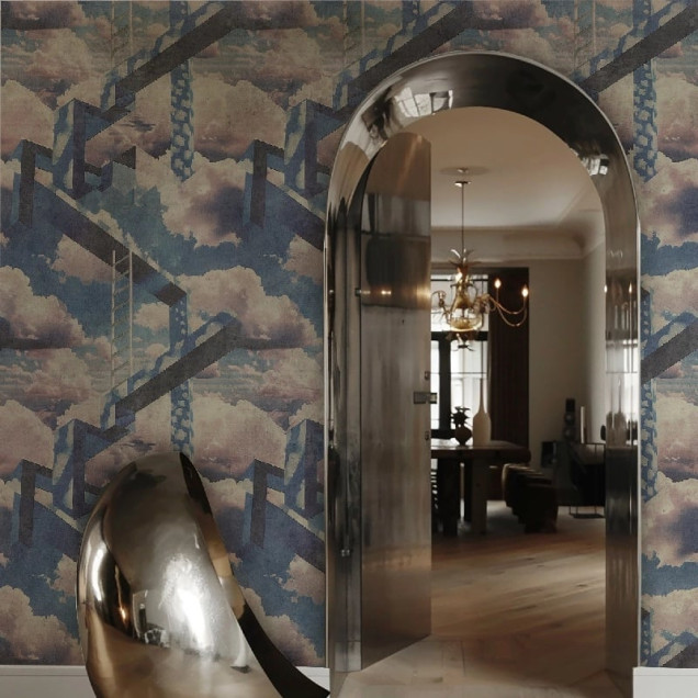 Tapet personalizat cu design artistic abstract