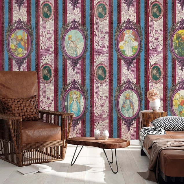Tapet personalizat cu rame decorative