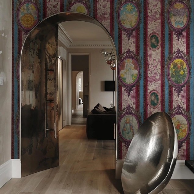 Tapet personalizat cu rame decorative