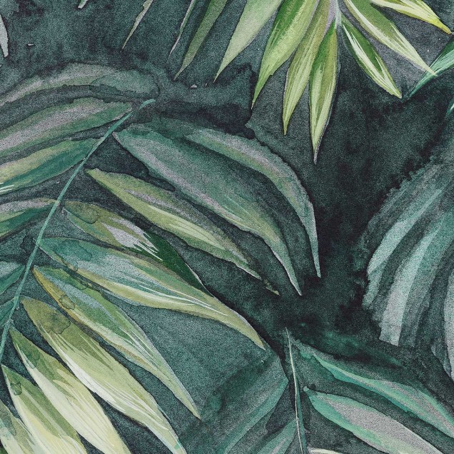 Tapet cu design exotic de palmier Areca Deep
