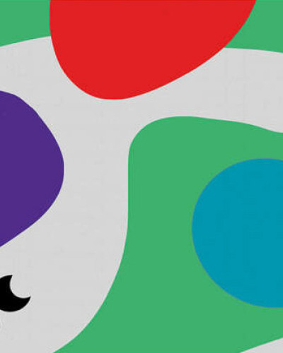 Wallpaper TR1.03.3.FF cu design geometric abstract, culori vibrante, negru și gri