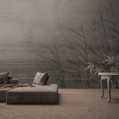 Tapet cu design modern Botany Stories BOS1.07.1 - YO2, cu model delicat de plante.