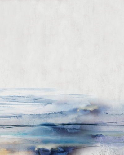 Wallpaper cu design abstract in nuante de albastru si gri