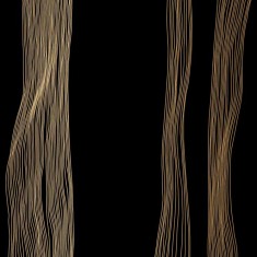 Fototapet Lineation LI1.01.EG, Exiguous Gold - YO2 design