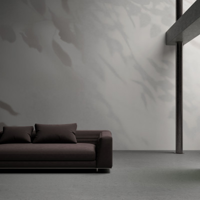 Tapet cu design minimalist, cu umbra frunzelor pe un fundal simplu, pentru living, dormitor sau birou.