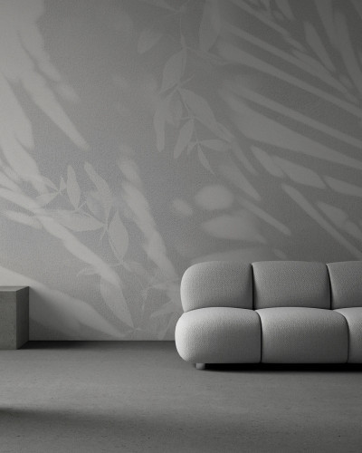 Tapet Murk Nightfall MUN1.03.1 - YO2 design, cu textura ce imită umbra unor frunze.