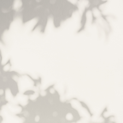 Wallpaper cu umbre delicate de frunze pe un fundal alb