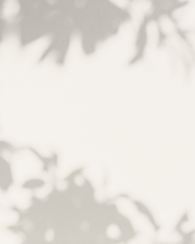 Wallpaper cu umbre delicate de frunze pe un fundal alb