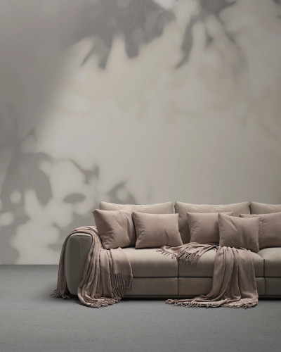 Tapet elegant cu design abstract într-un living modern