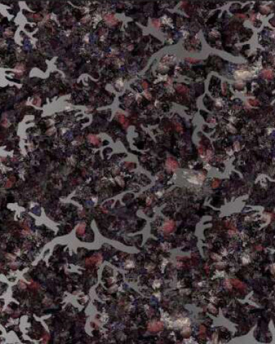 Tapet cu design abstract in nuante de gri si negru.