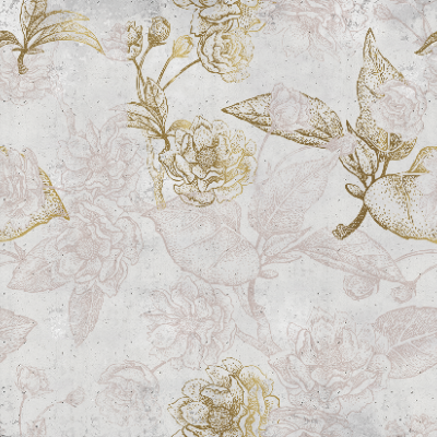 Tapet floral cu design minimalist