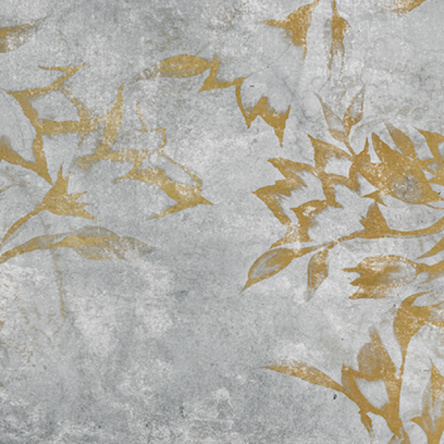 Tapet modern cu accente de aur, design Romantic Traces