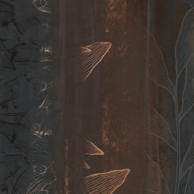 Wallpaper cu design minimalist, cu accente de aur si forme geometrice, Romantic Traces RT1.12.3 - YO2 design