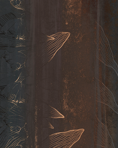 Wallpaper cu design minimalist, cu accente de aur si forme geometrice, Romantic Traces RT1.12.3 - YO2 design