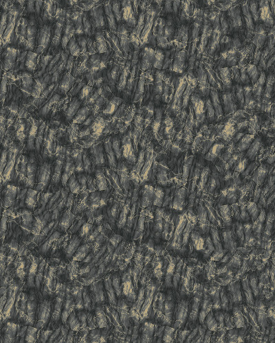 Tapet Chic Veneers CV1.05, Stannic Gold - YO2 design, cu textură unică, vene de aur pe un fundal gri închis.