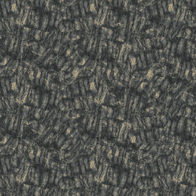 Tapet Chic Veneers CV1.05, Stannic Gold - YO2 design, cu textură unică, vene de aur pe un fundal gri închis.