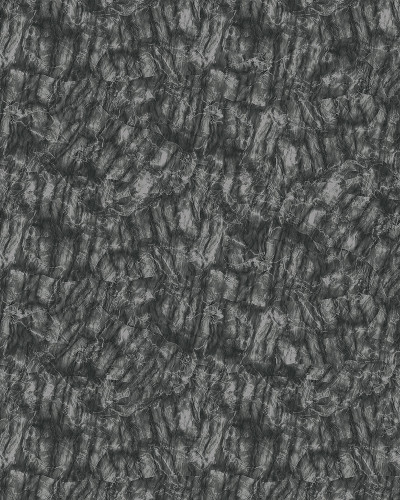 Tapet cu aspect de marmură gri și argintiu, Chic Veneers CV1.05, Iron Silver - YO2 design.