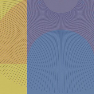 Fototapet YoYo Design YO2-CN1.04.3 GL. Conține culorile: Albastru, Albastru Porumbel, Bej, Bej Verzui, Violet, Violet Perlă, Galben, Galben Pastel, Roșu, Roșu Lila
