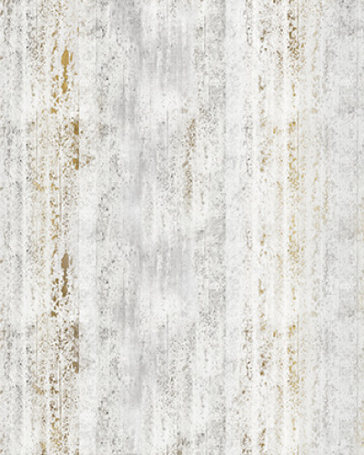 Wallpaper cu aspect de beton brut, cu accente aurii
