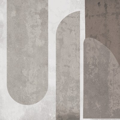 Fototapet YoYo Design YO2-DE1.01.2. Conține culorile: Gri, Gri Piatră, Alb, Alb Semnal, Gri, Gri-Maro, Maro, Maro-Negru