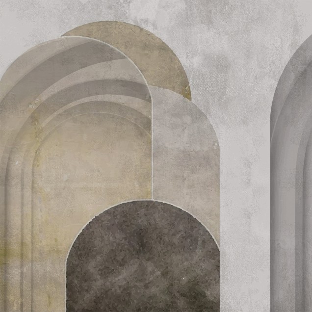 Wallpaper cu design minimalist si elegant, cu linii curate si forme geometrice, in tonuri neutre.
