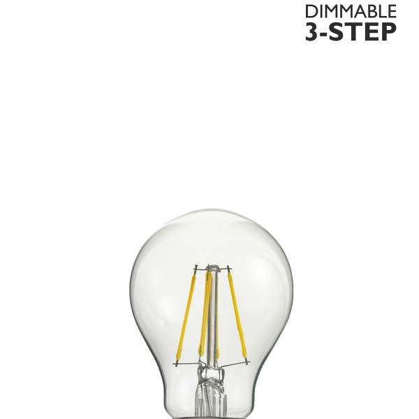 Bec LED dimabil L115, E27, 6cm, lumină caldă