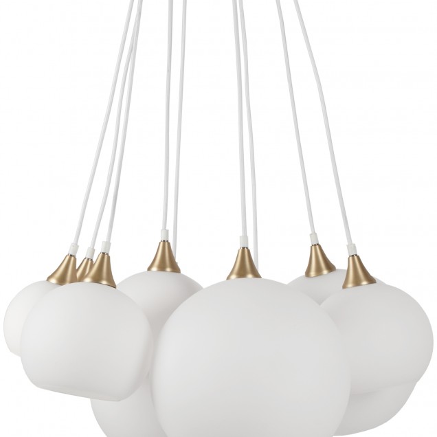 Lămpi suspendate Globen GLO-6790. Culoare: Alb, Transparent; Material: Sticlă
