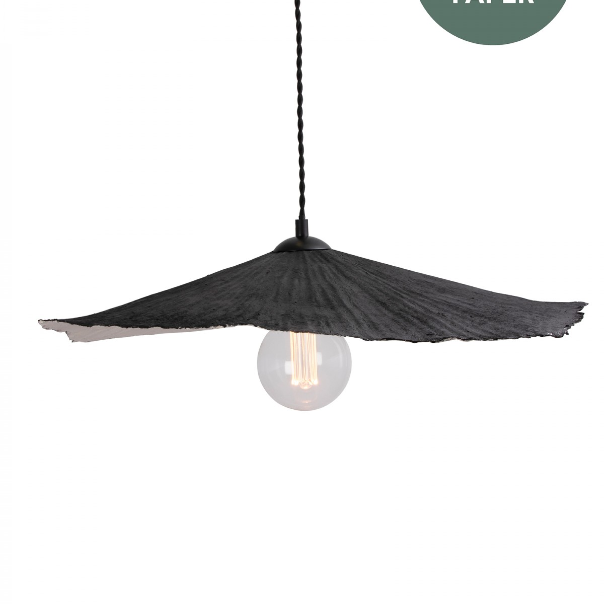 Lămpi suspendate Globen GLO-151011. Culoare: Negru; Material: Hărtie