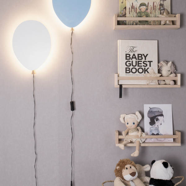 Aplică perete balon albă, neagră, roz, gri, albastra Globen
