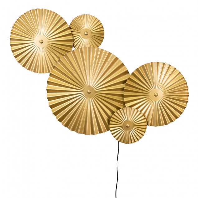 Lămpi de perete Globen GLO-2310. Culoare: Alamă,Negru; Material: Metal