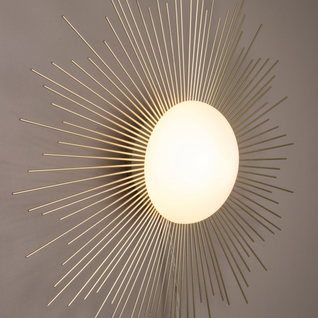 Lămpi de perete Globen GLO-237165. Culoare: Alamă; Material: Metal, Sticlă