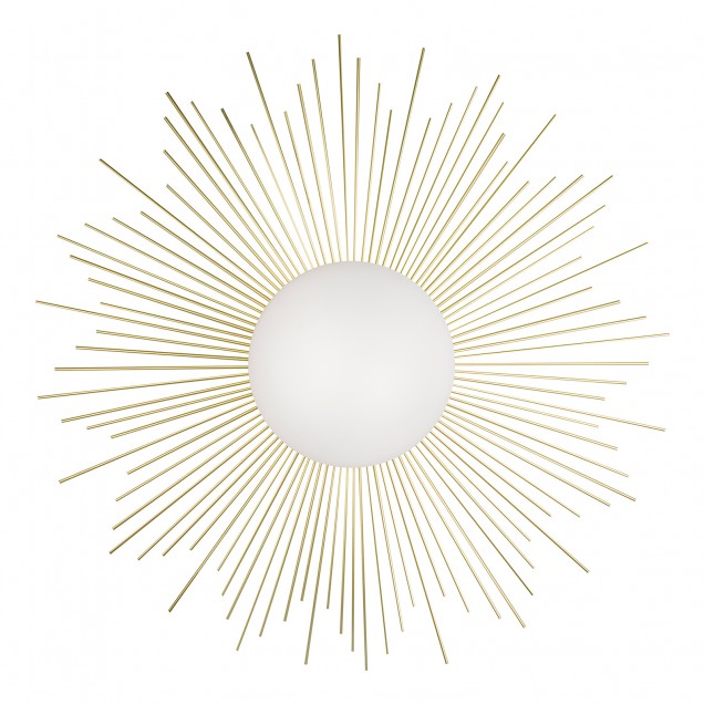 Lămpi de perete Globen GLO-237165. Culoare: Alamă; Material: Metal, Sticlă