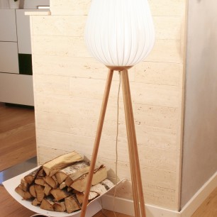 Lampadare Globen GLO-103320. Culoare: Alb; Material: Lemn