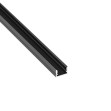 Profil LED cu montaj aparent 12mm, negru, 300cm, Lyset